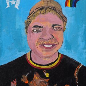 Joy is a form of resistance : Portrait of Dylan Mooney by Hugh Snelgrove