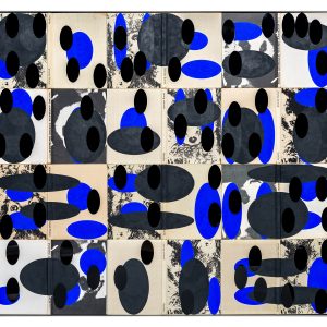 Language systems of counter ellipses (So weary now the party's over) by Mark Gowing