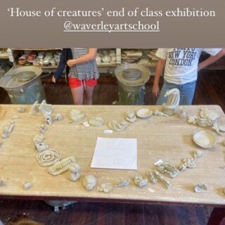 Day 4 of the spring school holidays at WWAS. Who doesn’t love an end of class mini exhibition.