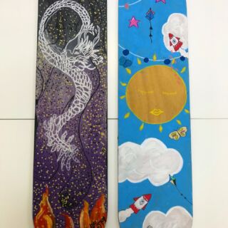 Teen kids Skateboard Deck Graffiti class. Tuesday 23rd Jan 10-4 pm . ( Please note these are blanks; for decoration only.)